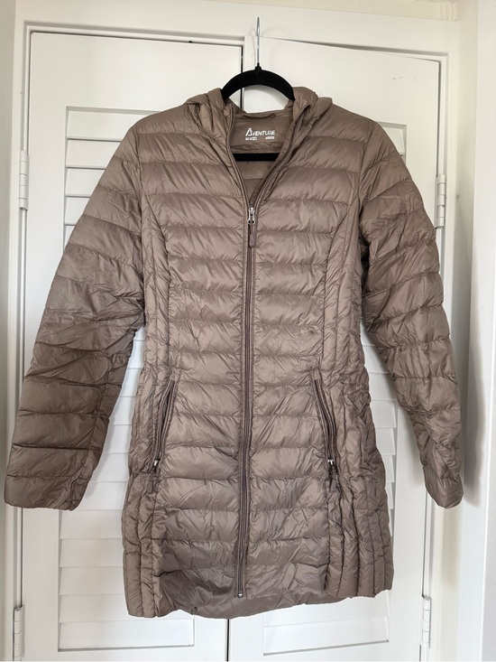 Jackets & Blazers - Women’s Hooded‎ Packable Down Jacket - Taupe